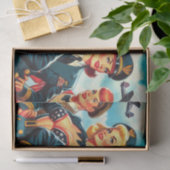 ヴィンテージパイロットのピンアップ 薄葉紙 (ギフト)