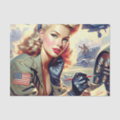 ヴィンテージパイロットピン留め 薄葉紙 (正面)