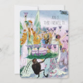 ヴィンテージパイロット又は付き添い人退職パーティー 招待状 (正面)