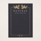 ヴィンテージパインコーンイヤリングジュエリー表示 (正面)