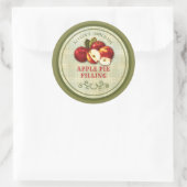 ヴィンテージパイ缶詰ラベル ラウンドシール (バッグ)