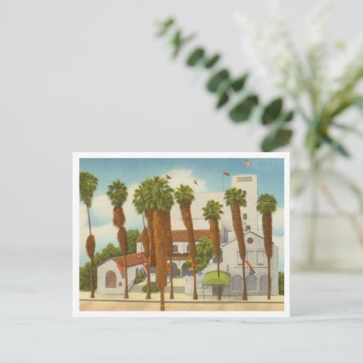 ヴィンテージパサデナプレイハウスカリフォルニア1940s ポストカード (スタンド正面)