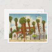 ヴィンテージパサデナプレイハウスカリフォルニア1940s ポストカード (正面/裏面)