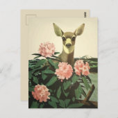 ヴィンテージパシフィックノースウェストイラストレーション ポストカード (正面/裏面)