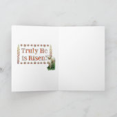 ヴィンテージパスチャ/イースターカード（ギリシャのカントリーシーン付） シーズンカード (内部)