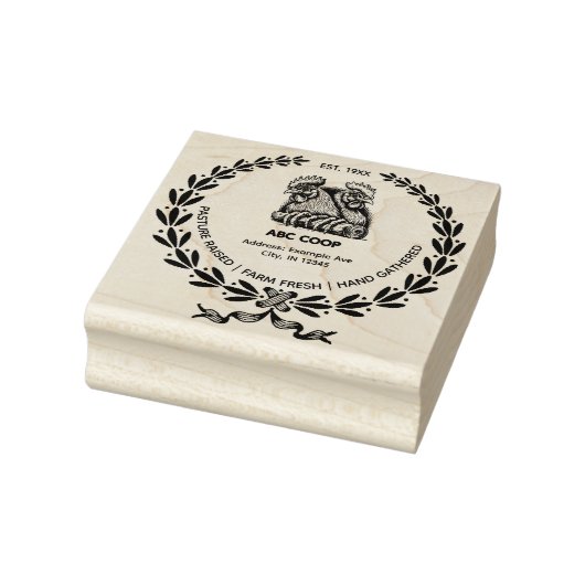 ヴィンテージパスチュール鶏の卵のカートンスタンプ ラバースタンプ (スタンプ)