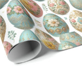 ヴィンテージパステルイースターエッグディライト ラッピングペーパー (ロールコーナー)