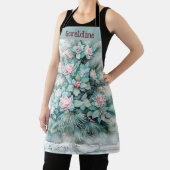 ヴィンテージパステルカスタマイズ可能なクリスマスエプロン エプロン (インサイチュ)