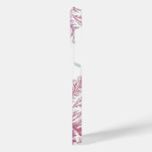 ヴィンテージパステルカラフルフローラデザイン iPhoneケース (左側面)