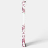 ヴィンテージパステルカラフルフローラデザイン SAMSUNG GALAXYケース (左側面)