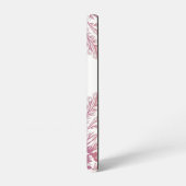 ヴィンテージパステルカラフルフローラデザイン SAMSUNG GALAXYケース (左側面)