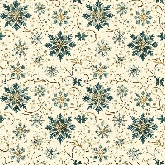 ヴィンテージパステルグリーンスノーフレークパーソナライズされたスロー フリースブランケット