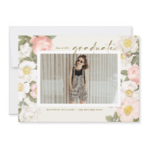 ヴィンテージパステルフラワーズベージュ写真卒業