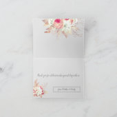 ヴィンテージパステルフローラバラサンキューカード サンキューカード (内部)