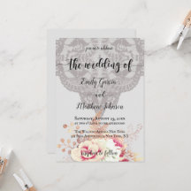 ヴィンテージパステルフローラバラ結婚スタイル