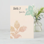 ヴィンテージパステルフローラピーチグリーン結婚ズ (スタンド正面)