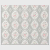 ヴィンテージパステルフローラ ラッピングペーパー (フラット)