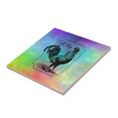 ヴィンテージパステルルースター タイル (側面)