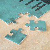 ヴィンテージパステル山脈はモノグラムを呼び出している ジグソーパズル (側面)