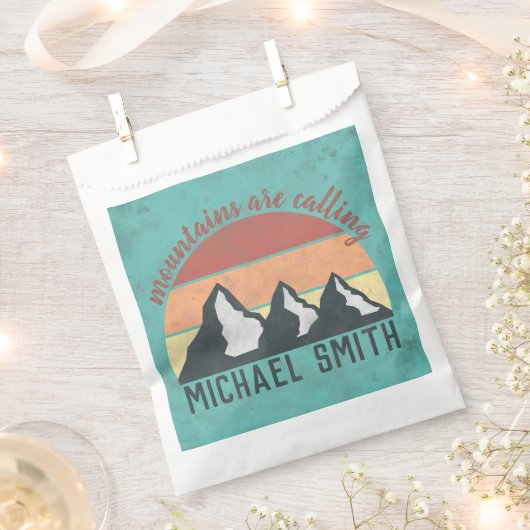 ヴィンテージパステル山脈はモノグラムを呼び出している フェイバーバッグ (クリップ留めされた状態)