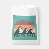 ヴィンテージパステル山脈はモノグラムを呼び出している フェイバーバッグ (正面)