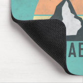 ヴィンテージパステル山脈はモノグラムを呼び出している マウスパッド (コーナー)