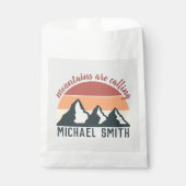 ヴィンテージパステル山脈はモノグラムグレーを呼び出している フェイバーバッグ (正面)