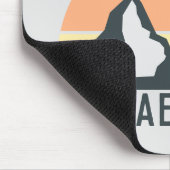 ヴィンテージパステル山脈はモノグラムグレーを呼び出している マウスパッド (コーナー)