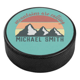 ヴィンテージパステル山脈はモノグラムスカイを呼び出している アイスホッケーパック