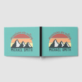 ヴィンテージパステル山脈はモノグラムスカイを呼び出している ゲストブック (全面)