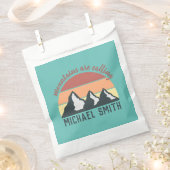 ヴィンテージパステル山脈はモノグラムスカイを呼び出している フェイバーバッグ (クリップ留めされた状態)