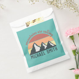 ヴィンテージパステル山脈はモノグラムスカイを呼び出している フェイバーバッグ