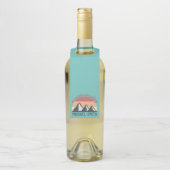 ヴィンテージパステル山脈はモノグラムスカイを呼び出している ボトルネックタグ (ボトル)