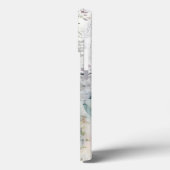 ヴィンテージパステル抽象芸術フラワーズモノグラム名 Case-Mate iPhoneケース (裏面 / 左)