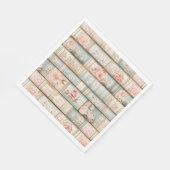 ヴィンテージパステル書架 スタンダードランチョンナプキン (角)