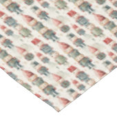 ヴィンテージパステル色クリスマスくるみクラッカー テーブルクロス (アングル)