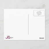 ヴィンテージパスポート切手 ポストカード (裏面)