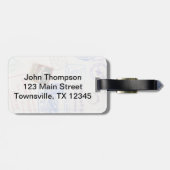 ヴィンテージパスポート査証切手 ラゲッジタグ (裏面横)