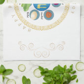 ヴィンテージパソバーセダーコーシェールペサック装飾品 キッチンタオル (折り畳み)