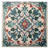 ヴィンテージパタイタリアン地中海のーン タイル (正面)