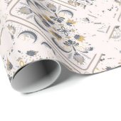 ヴィンテージパターンの属性の効果 ラッピングペーパー (ロールコーナー)