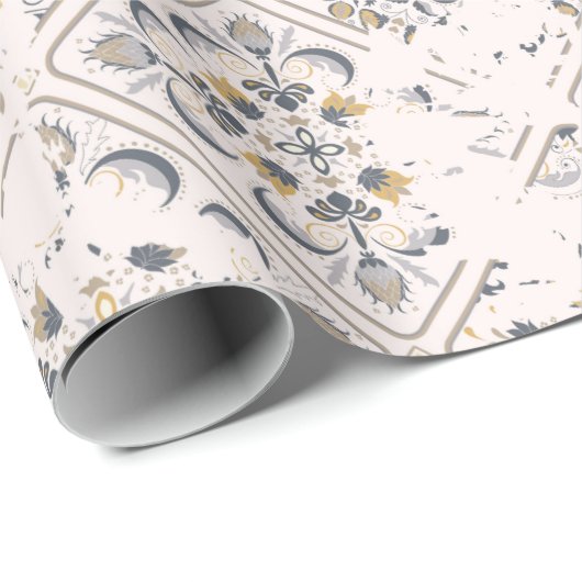 ヴィンテージパターンの属性の効果 ラッピングペーパー (ロールコーナー)