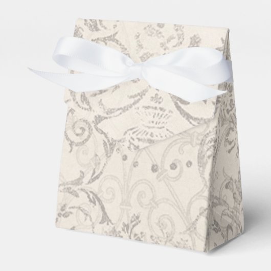 ヴィンテージパターングラマーエレガントシック党の好意 フェイバーボックス (正面サイド)