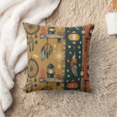 ヴィンテージパターンデザイン クッション (ブランケット)