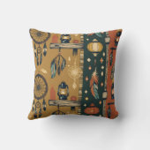 ヴィンテージパターンデザイン クッション (裏面)