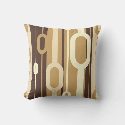 ヴィンテージパターンレトロの枕 クッション (正面)