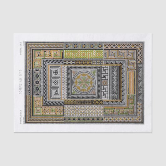 ヴィンテージパターン分離 薄葉紙 (正面)