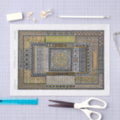 ヴィンテージパターン分離 薄葉紙 (クラフト)