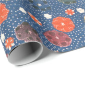 ヴィンテージパターン紅型:ヘイズ、小さなパターン… ラッピングペーパー (ロールコーナー)