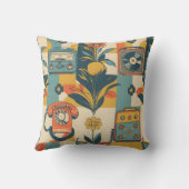 ヴィンテージパターン クッション (裏面)